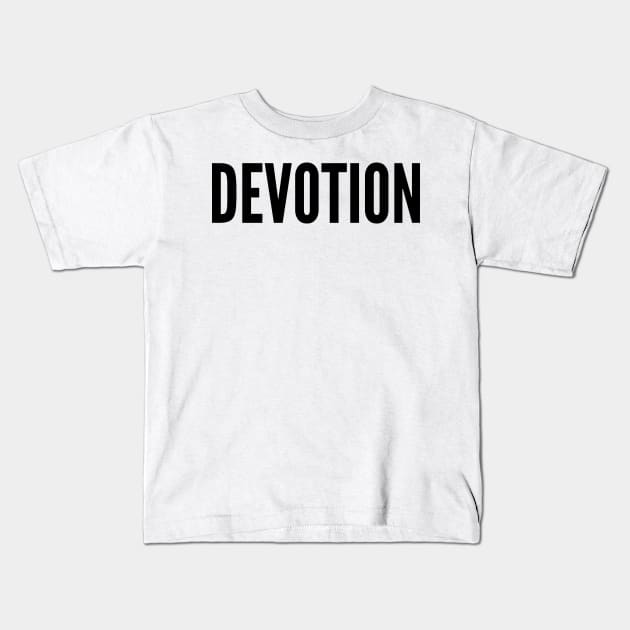 Devotion Kids T-Shirt by Chalk and Charcoal 